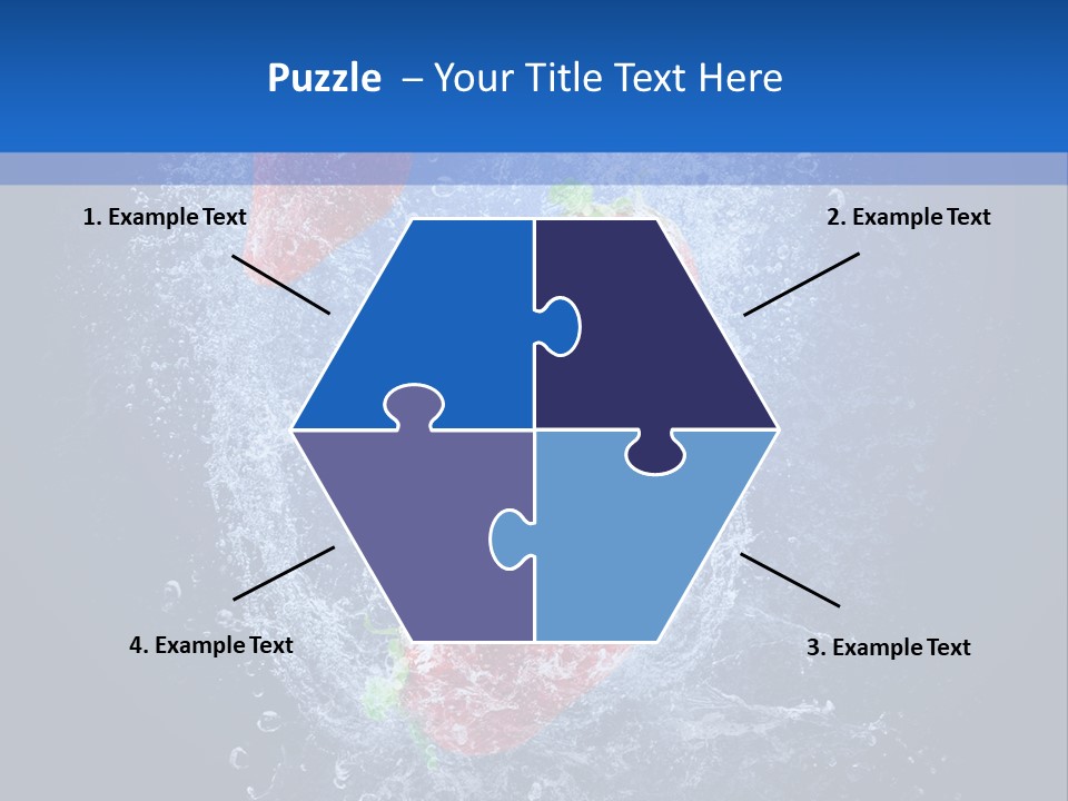 Strawberry Water PowerPoint Template