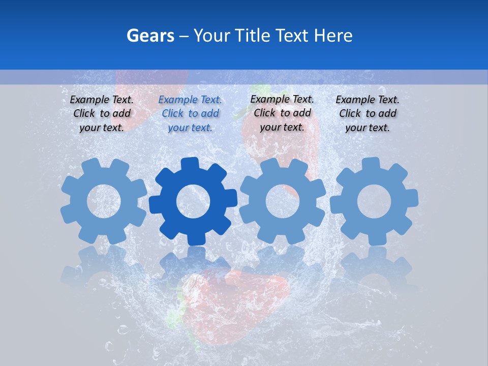 Strawberry Water PowerPoint Template