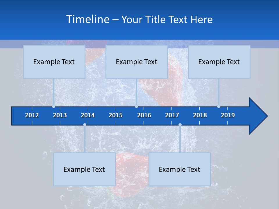 Strawberry Water PowerPoint Template