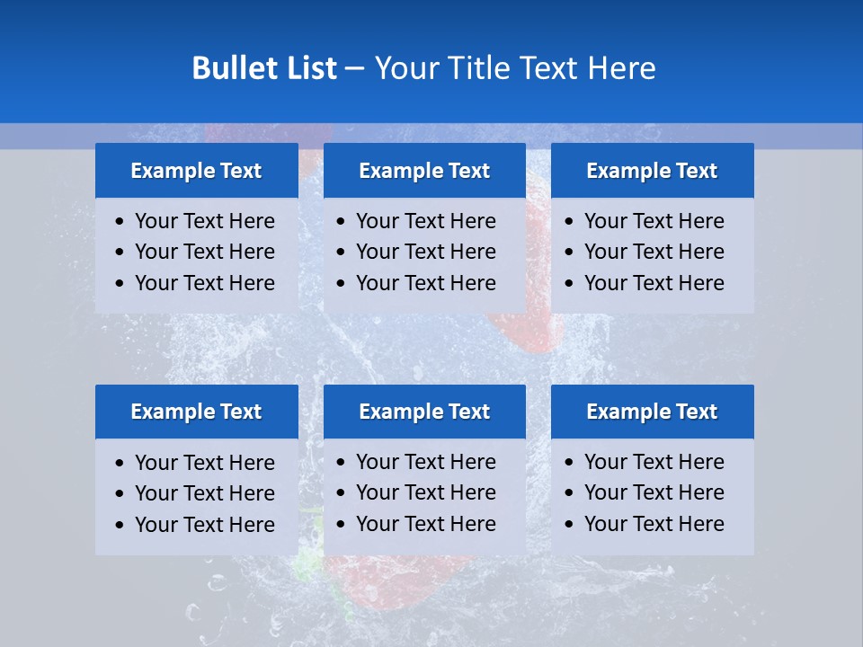 Strawberry Water PowerPoint Template