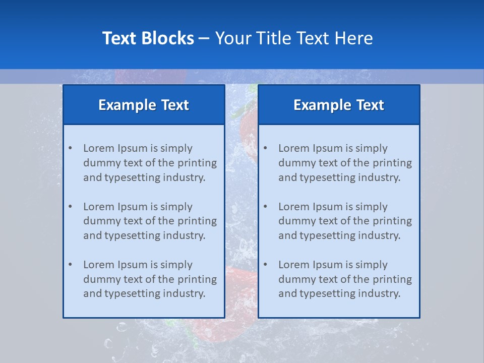 Strawberry Water PowerPoint Template
