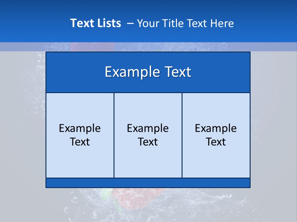 Strawberry Water PowerPoint Template