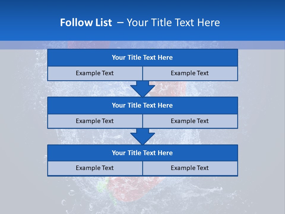 Strawberry Water PowerPoint Template