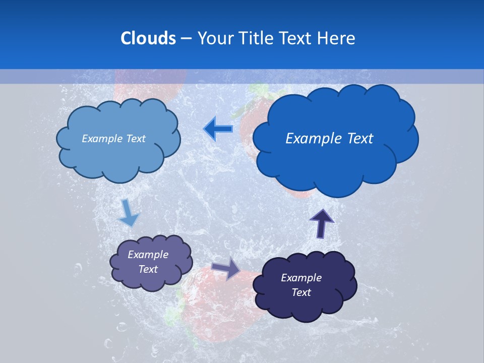 Strawberry Water PowerPoint Template
