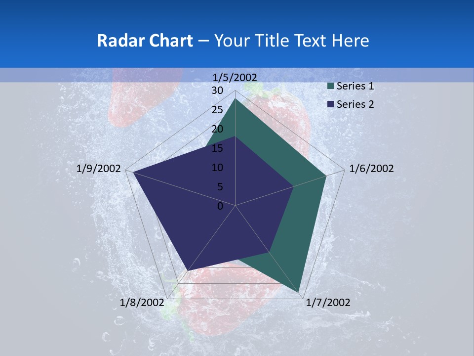 Strawberry Water PowerPoint Template