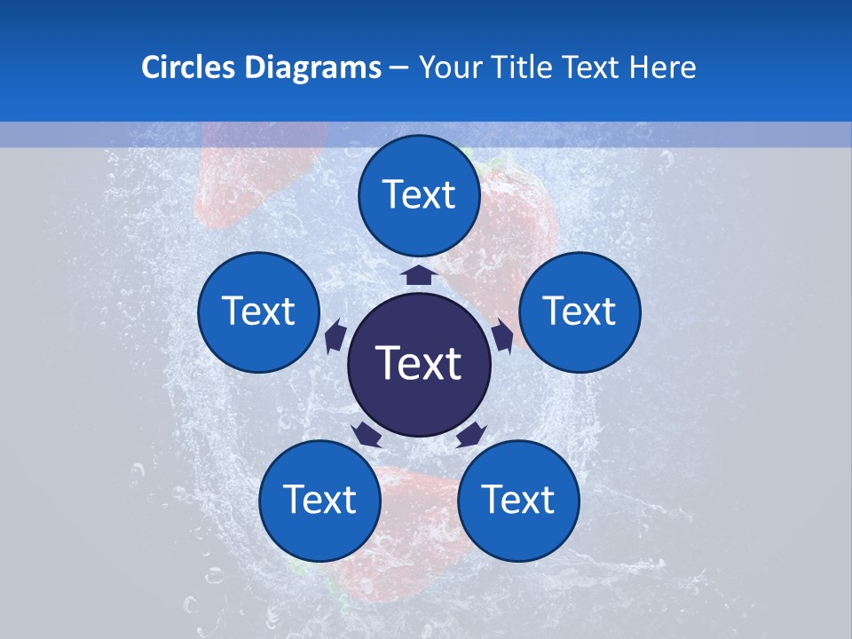 Strawberry Water PowerPoint Template