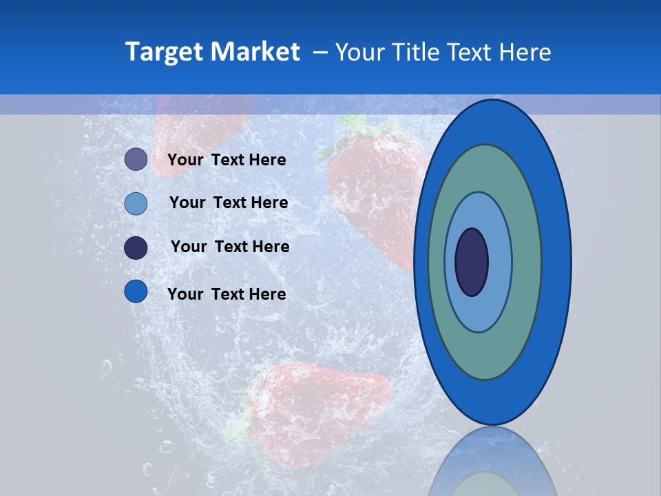 Strawberry Water PowerPoint Template