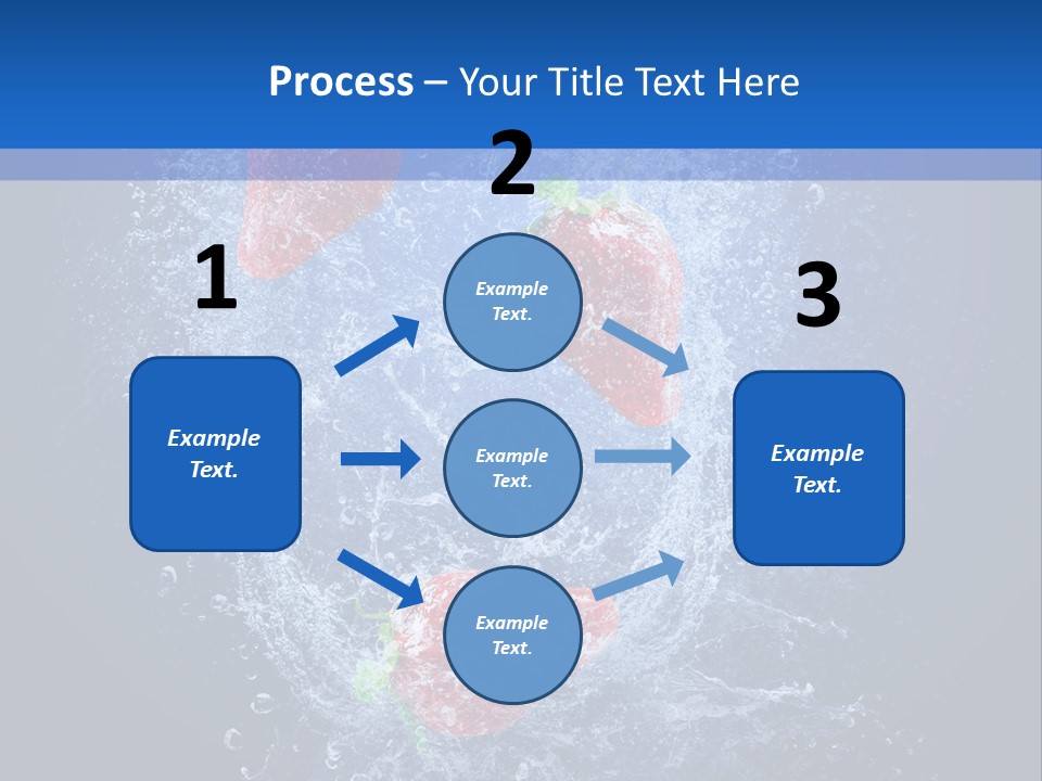 Strawberry Water PowerPoint Template
