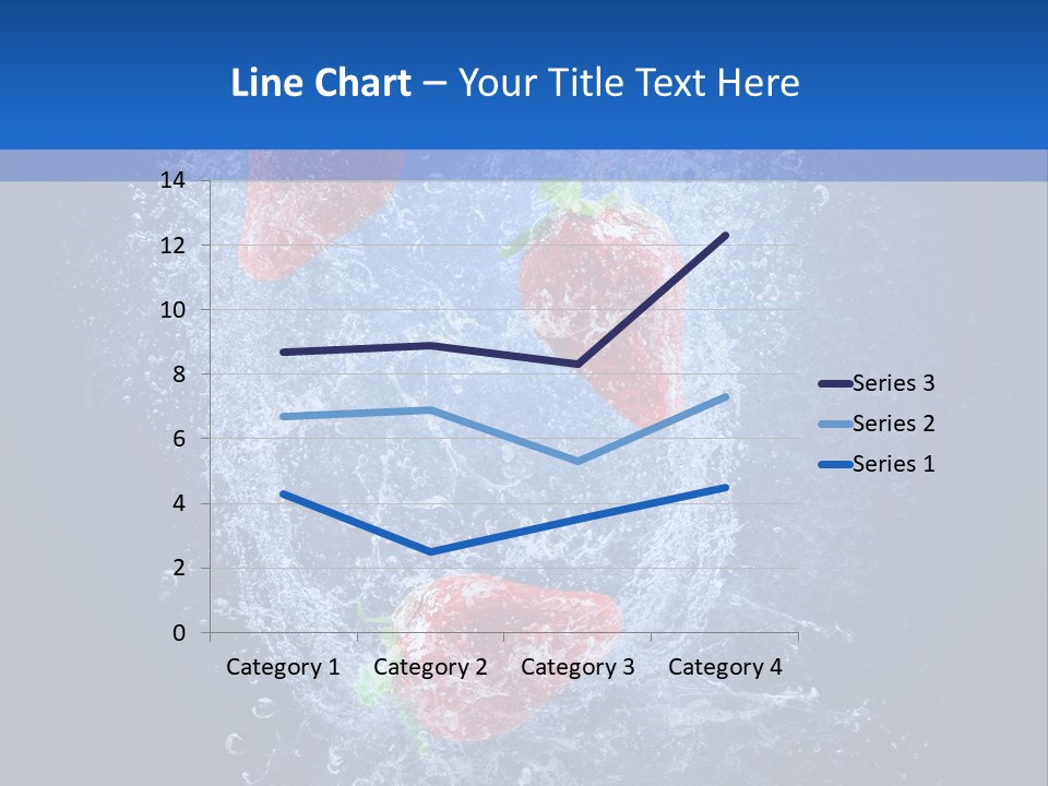 Strawberry Water PowerPoint Template