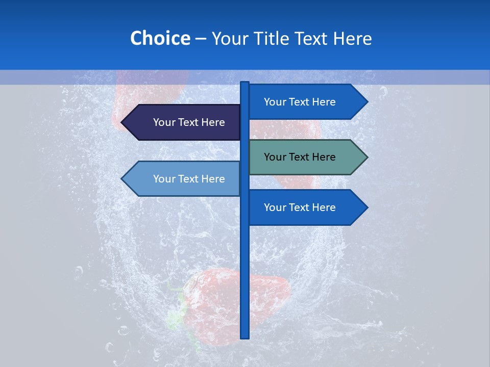 Strawberry Water PowerPoint Template