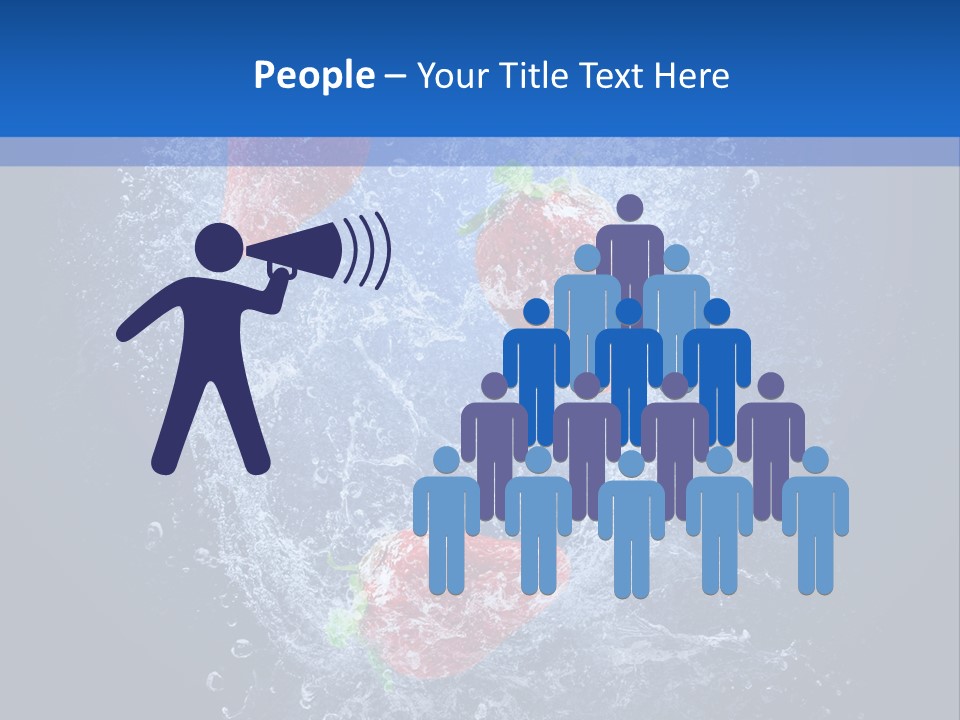 Strawberry Water PowerPoint Template