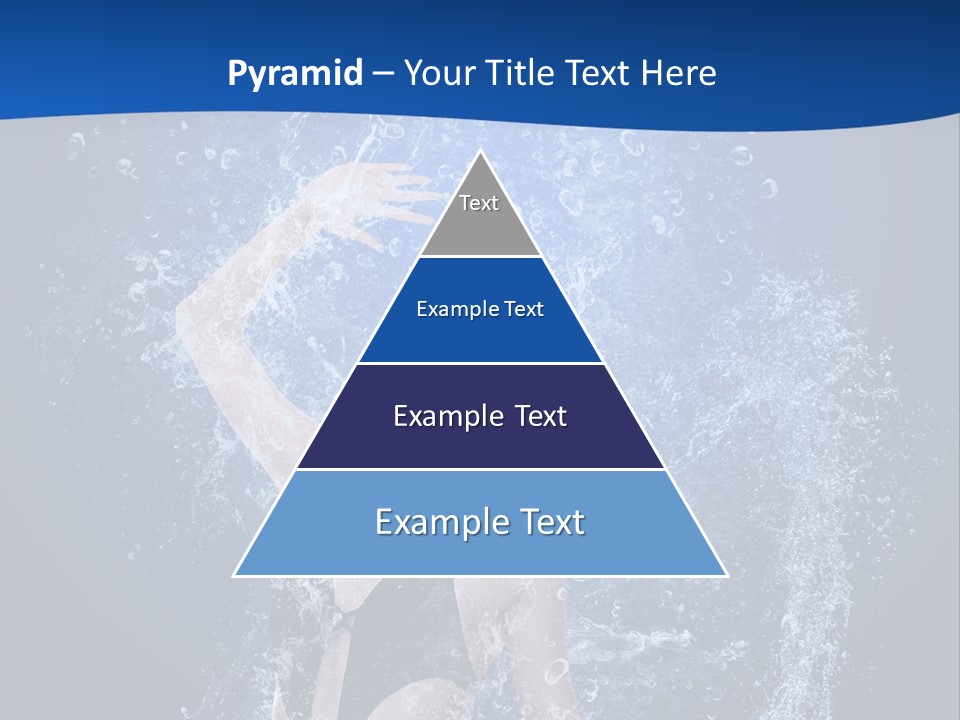 Girl In Water PowerPoint Template