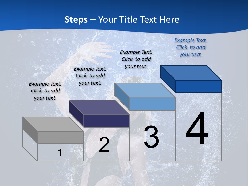 Girl In Water PowerPoint Template