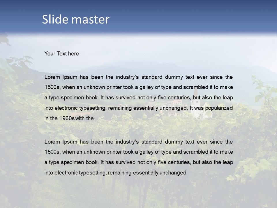 Vineyard PowerPoint Template