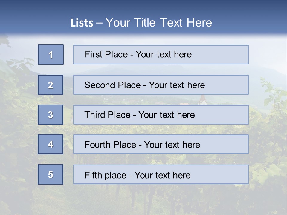 Vineyard PowerPoint Template