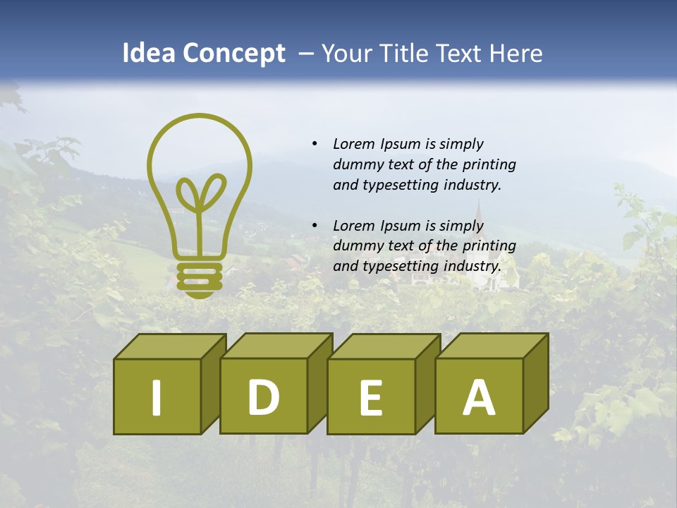 Vineyard PowerPoint Template