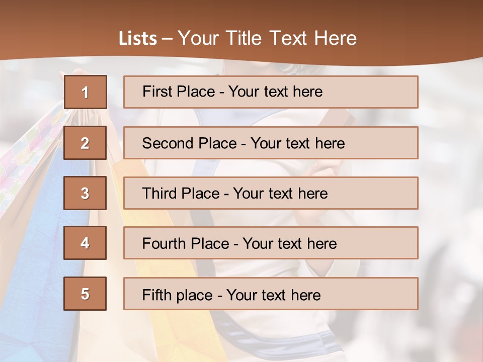 Shopping PowerPoint Template