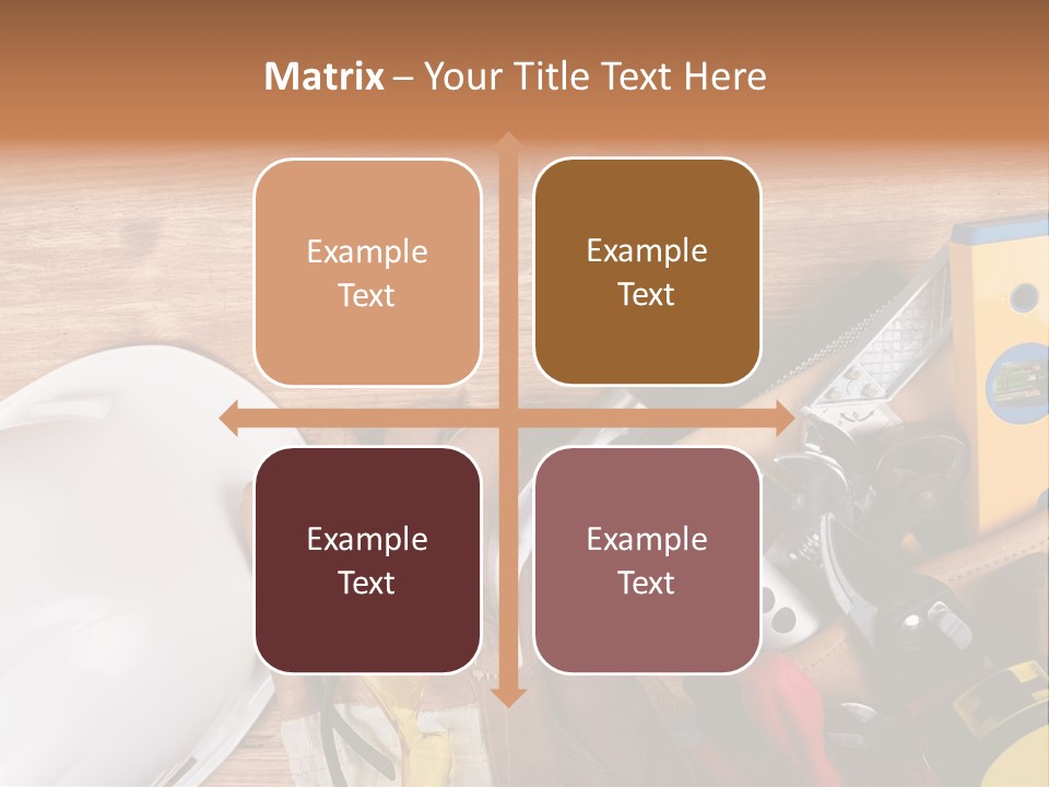 Hand Occupation Cutting PowerPoint Template