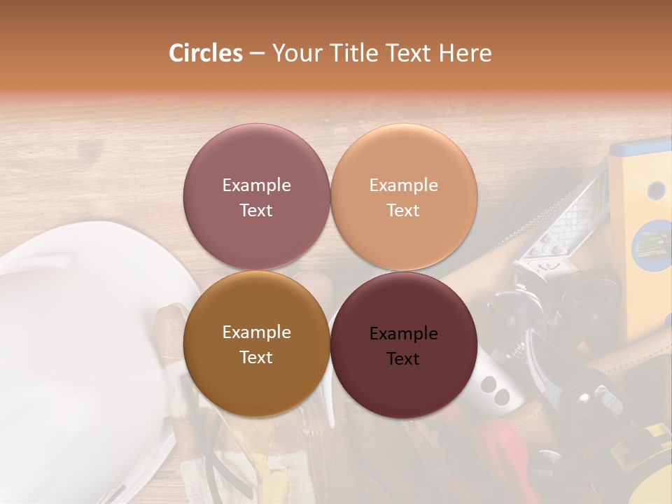 Hand Occupation Cutting PowerPoint Template