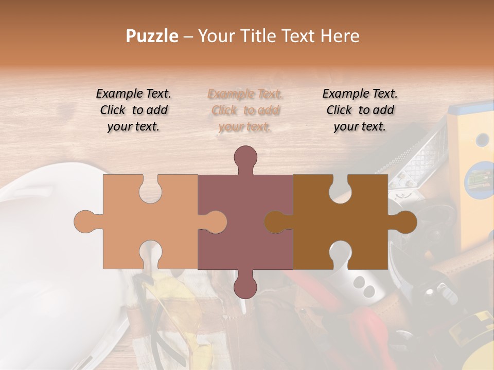 Hand Occupation Cutting PowerPoint Template