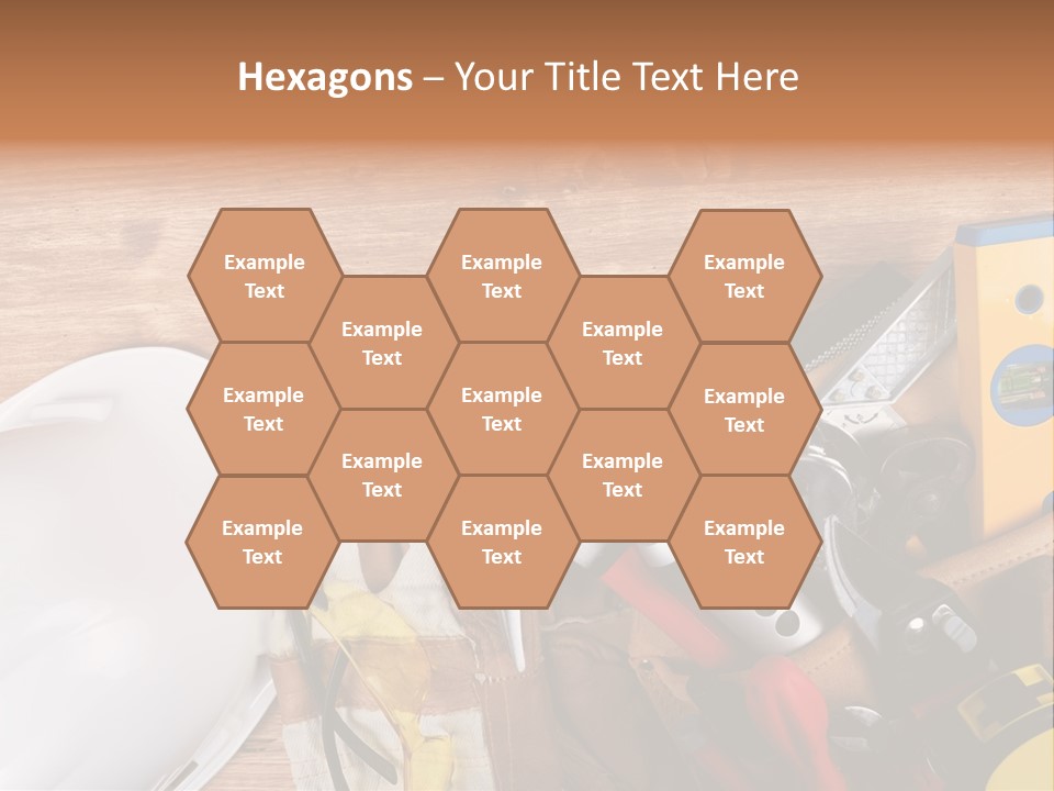 Hand Occupation Cutting PowerPoint Template