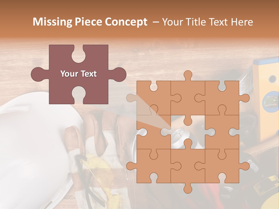 Hand Occupation Cutting PowerPoint Template