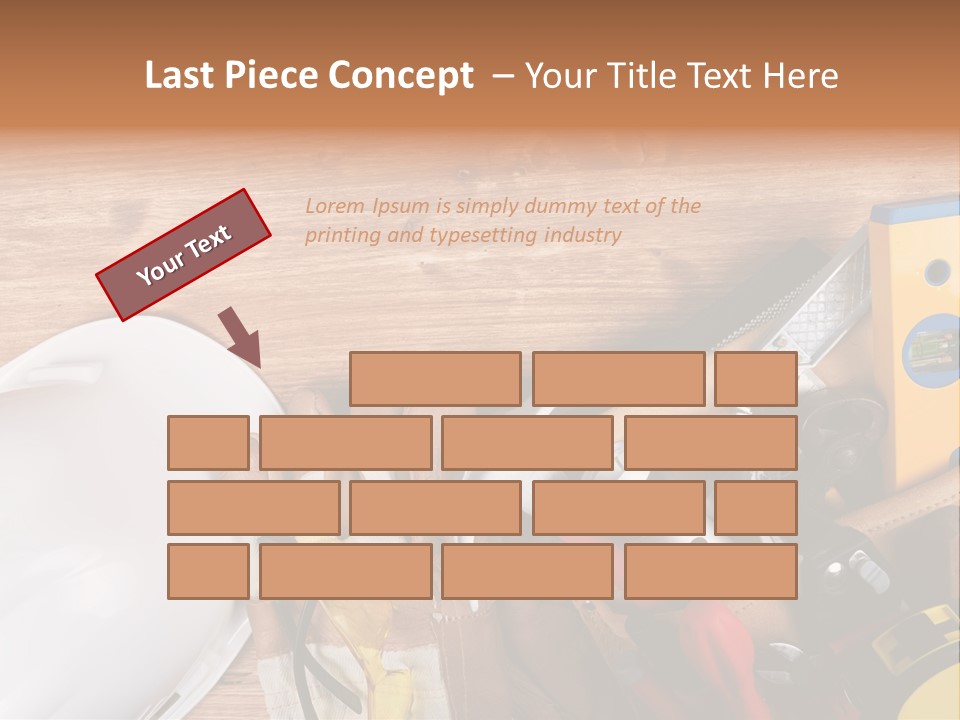 Hand Occupation Cutting PowerPoint Template