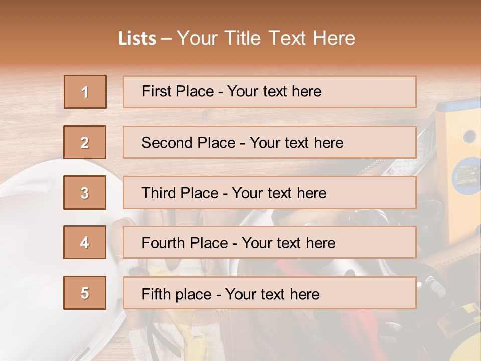 Hand Occupation Cutting PowerPoint Template