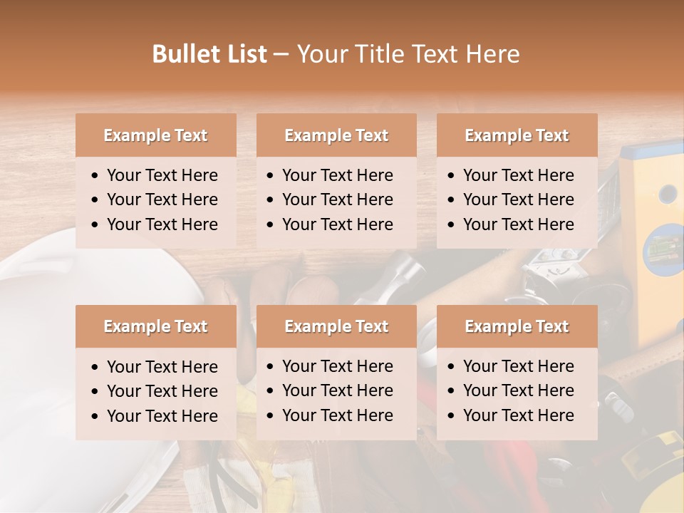 Hand Occupation Cutting PowerPoint Template