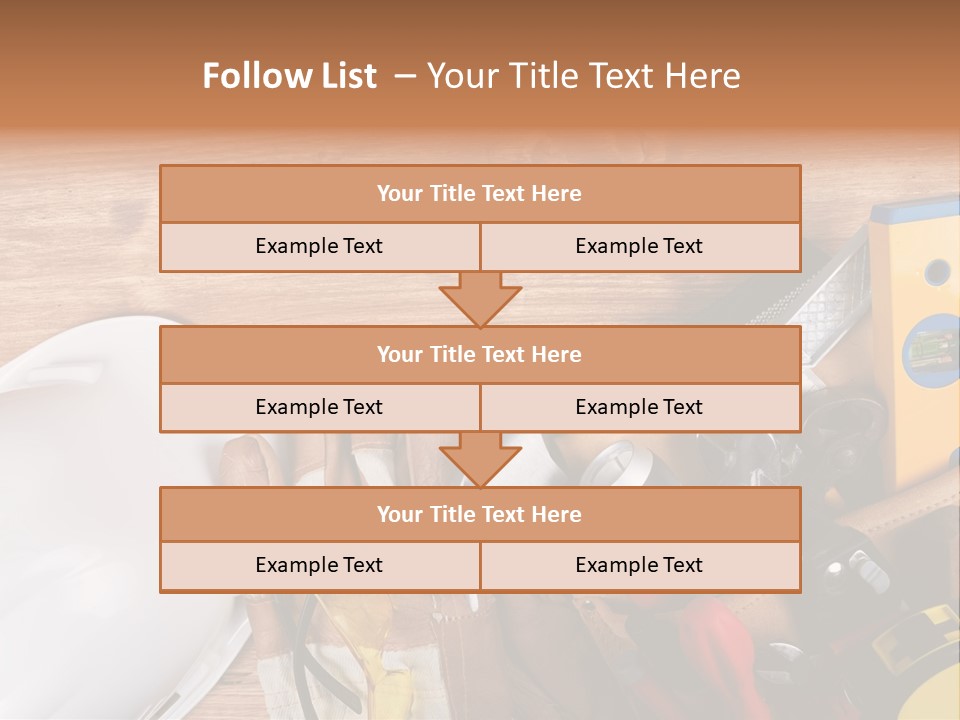 Hand Occupation Cutting PowerPoint Template