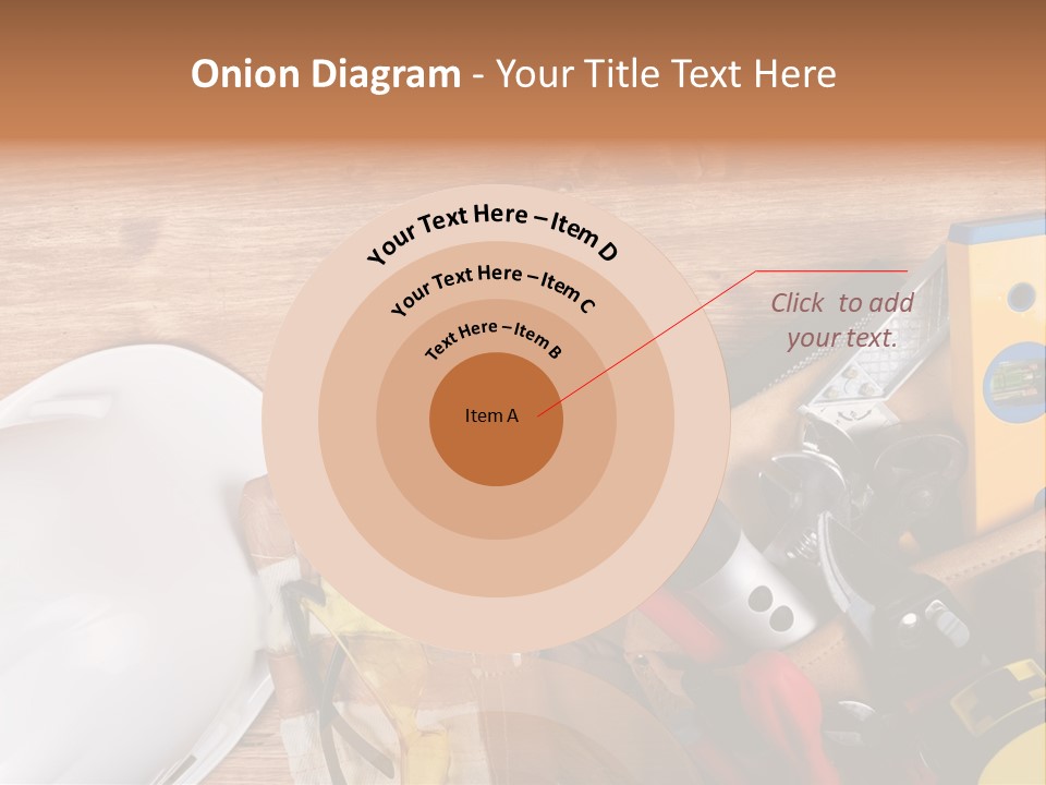 Hand Occupation Cutting PowerPoint Template