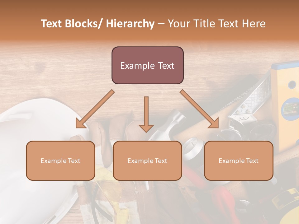 Hand Occupation Cutting PowerPoint Template