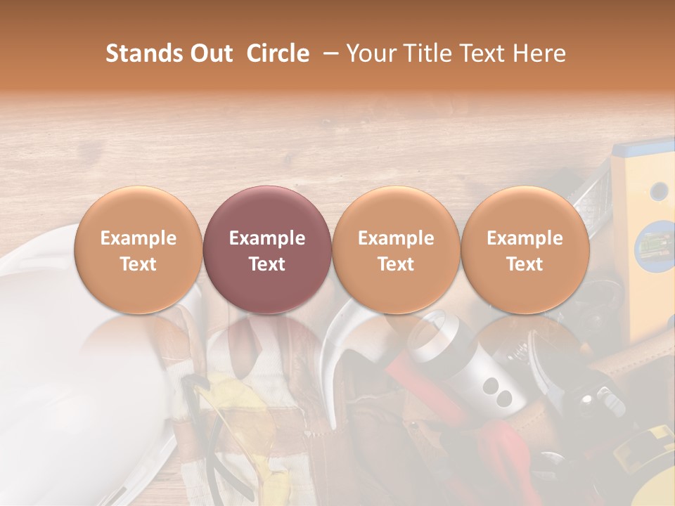 Hand Occupation Cutting PowerPoint Template