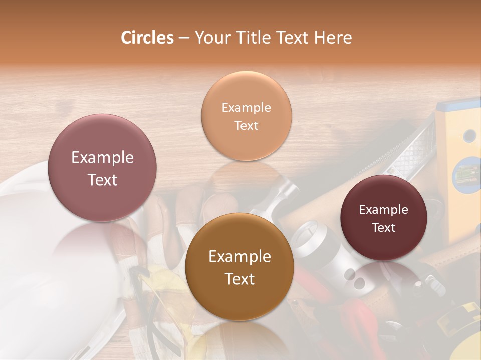 Hand Occupation Cutting PowerPoint Template