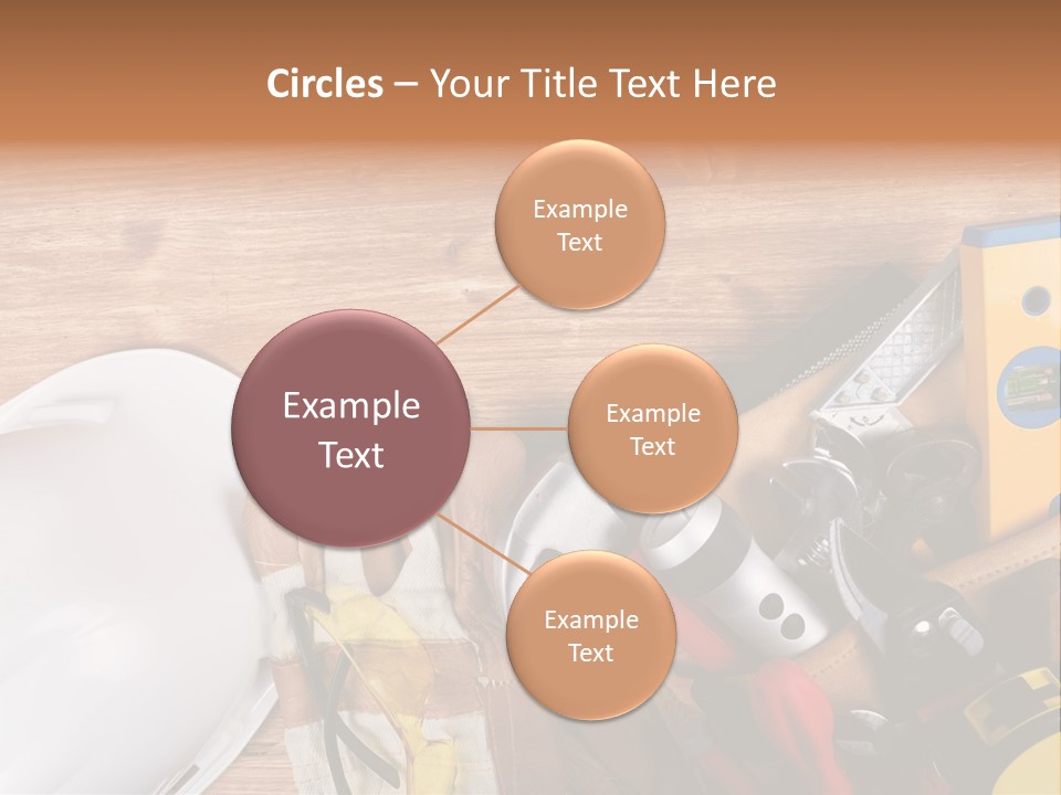 Hand Occupation Cutting PowerPoint Template