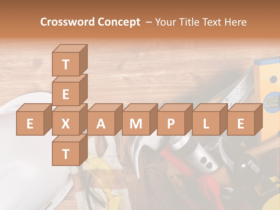 Hand Occupation Cutting PowerPoint Template