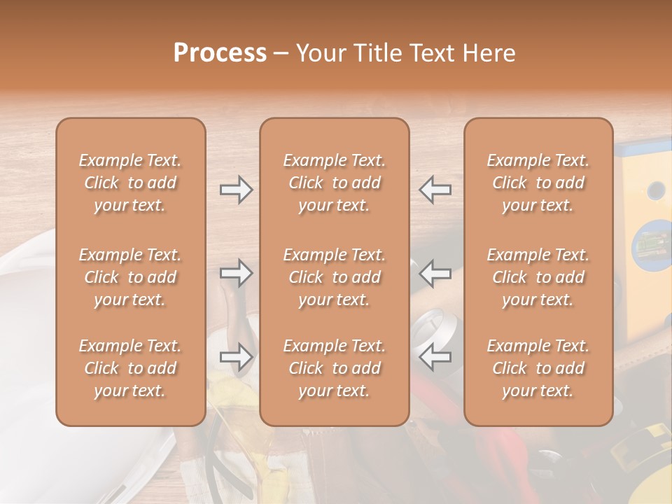 Hand Occupation Cutting PowerPoint Template