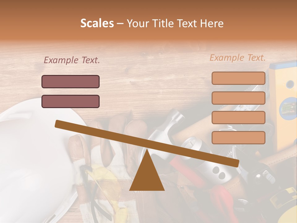 Hand Occupation Cutting PowerPoint Template