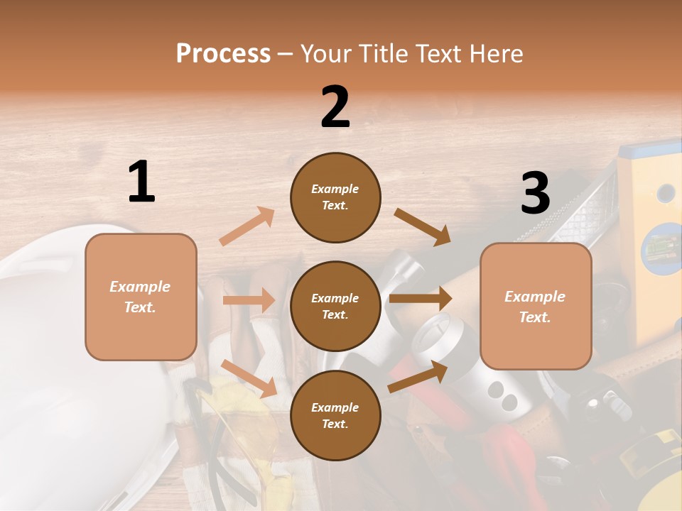 Hand Occupation Cutting PowerPoint Template