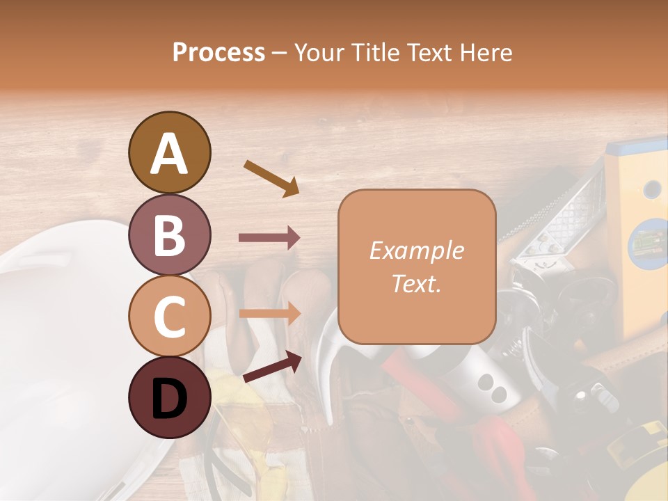 Hand Occupation Cutting PowerPoint Template