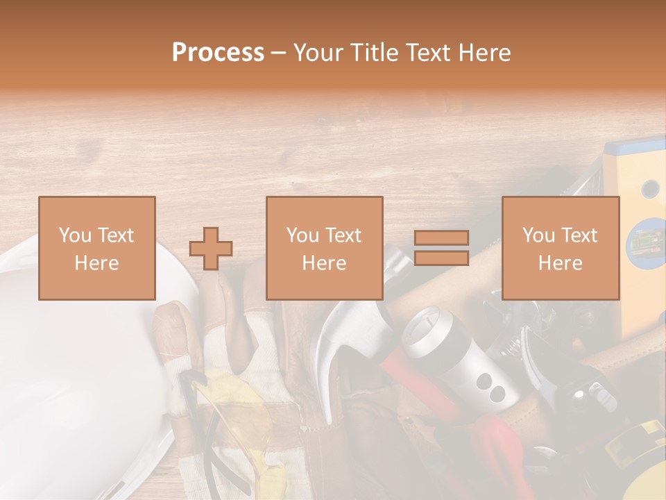 Hand Occupation Cutting PowerPoint Template