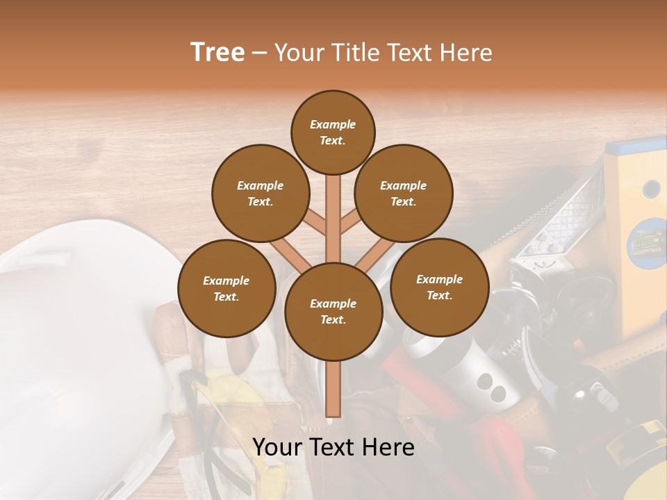 Hand Occupation Cutting PowerPoint Template