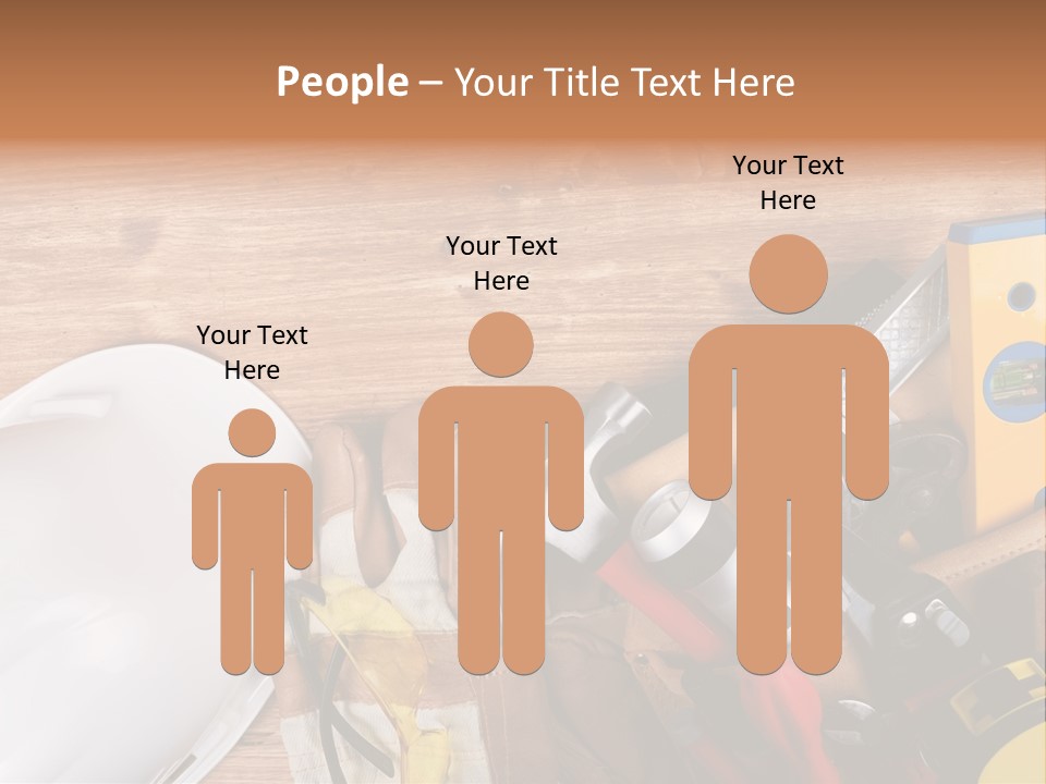 Hand Occupation Cutting PowerPoint Template