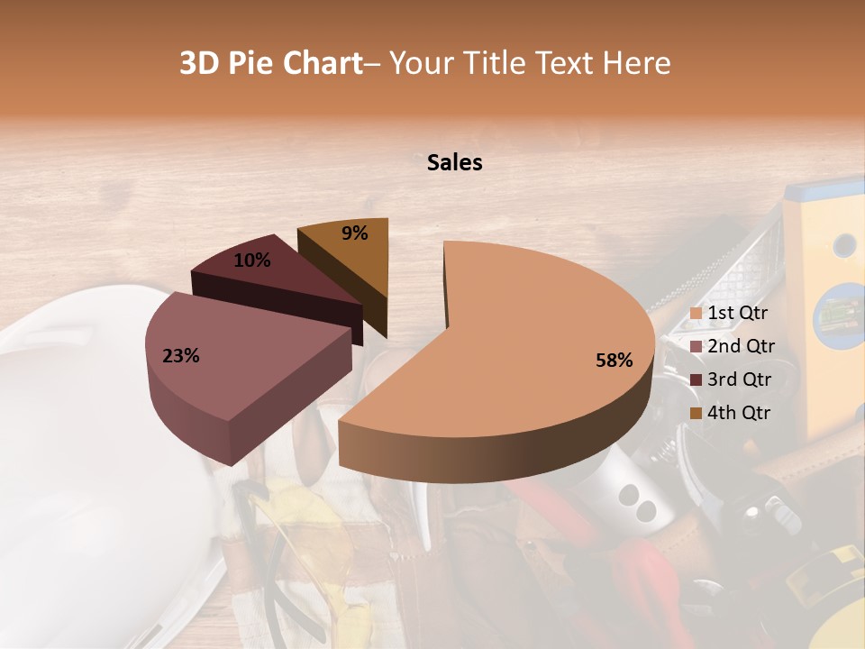 Hand Occupation Cutting PowerPoint Template