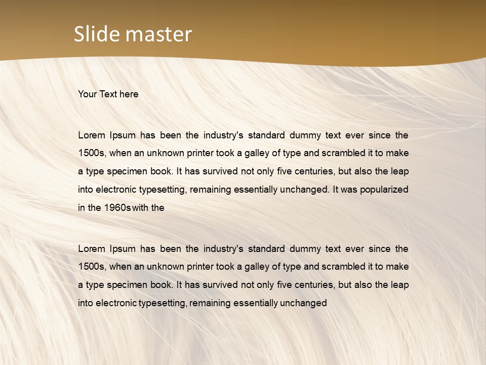 Hair Background PowerPoint Template