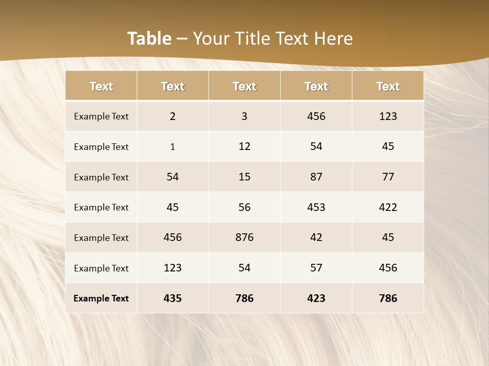 Hair Background PowerPoint Template