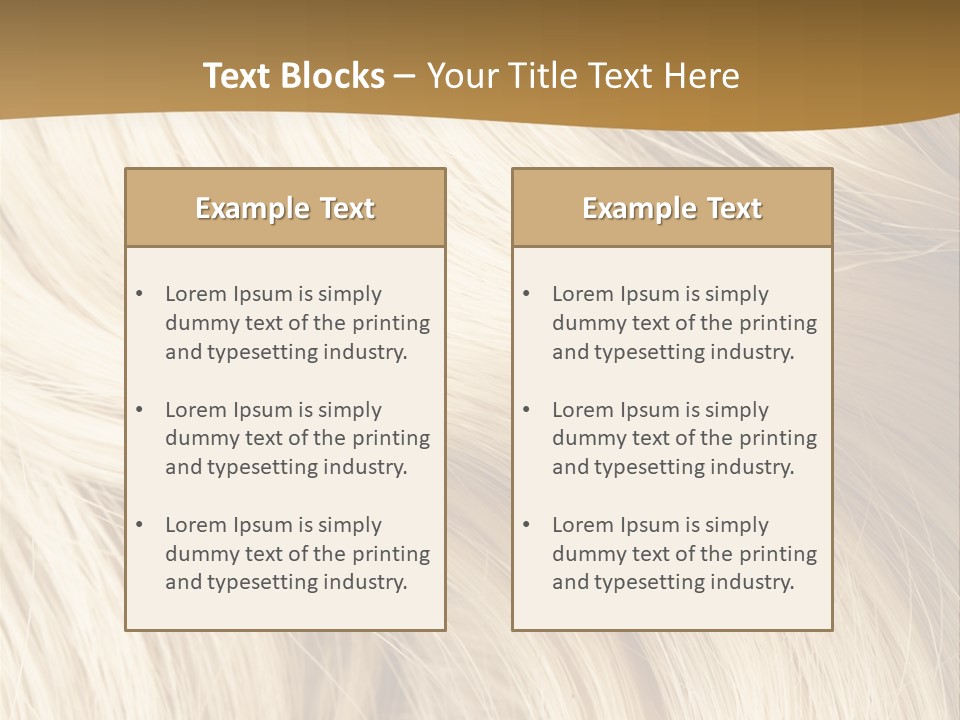 Hair Background PowerPoint Template