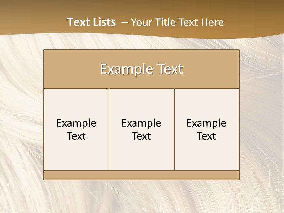 Hair Background PowerPoint Template