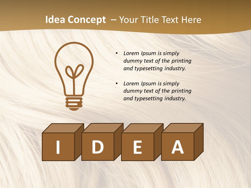 Hair Background PowerPoint Template