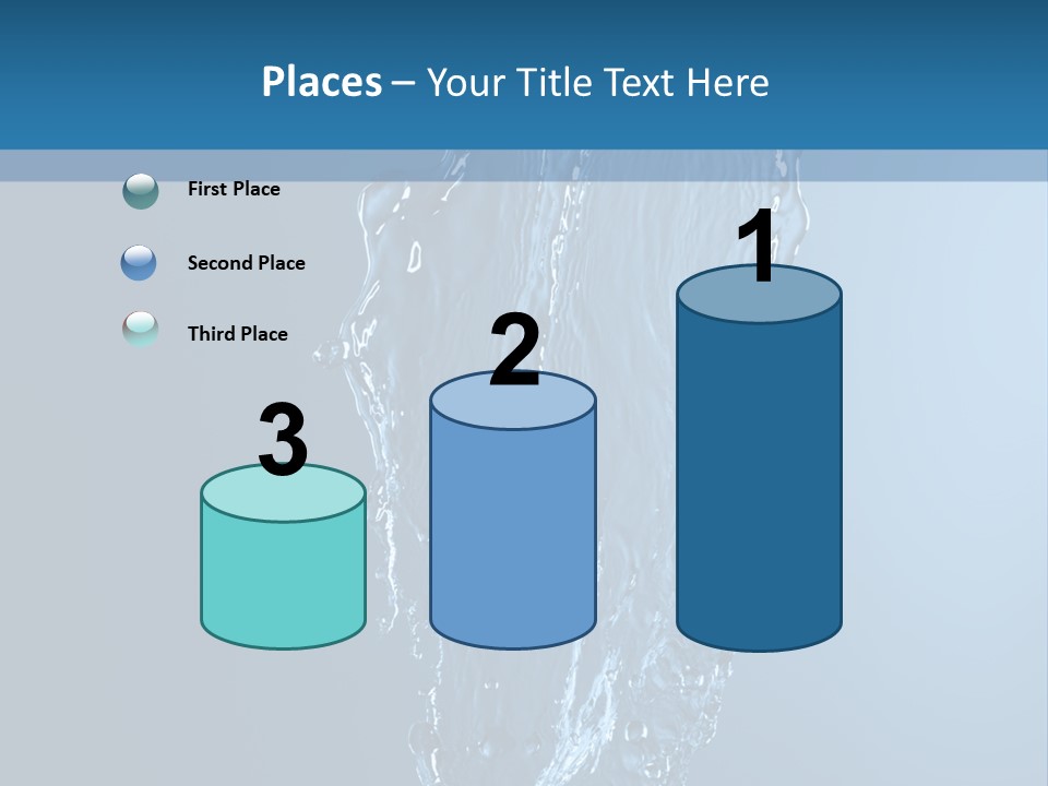 Wave Water Shot PowerPoint Template